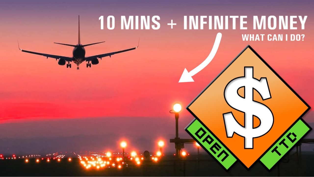 OpenTTD: INFINITE MONEY, only 10 Minutes (Challenge)