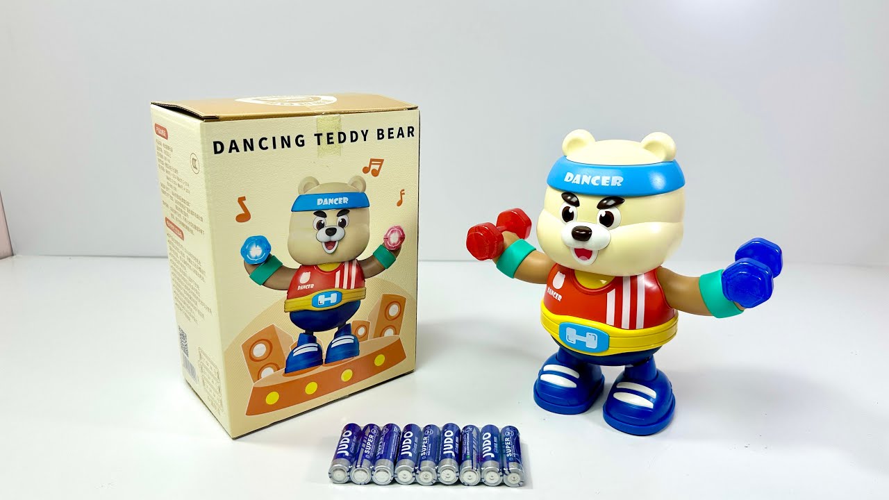 Unboxing Electric dancing bear, Police Car, Electric dancing jellyfish, Rc Spider Man