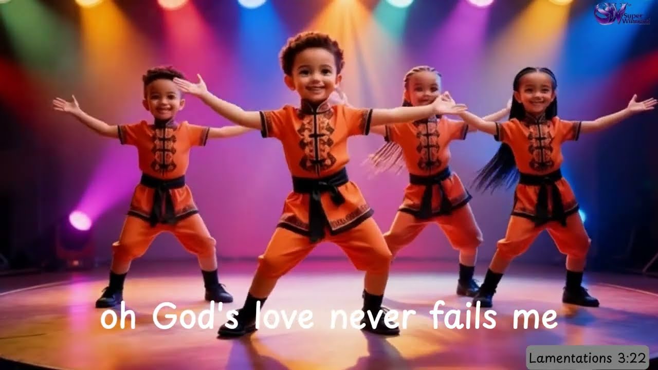 God’s Love Never Fails 🙌❤️ | Kids Afrobeat Bible Dance🎶🔥#danceforJesus #africanchristianchildren