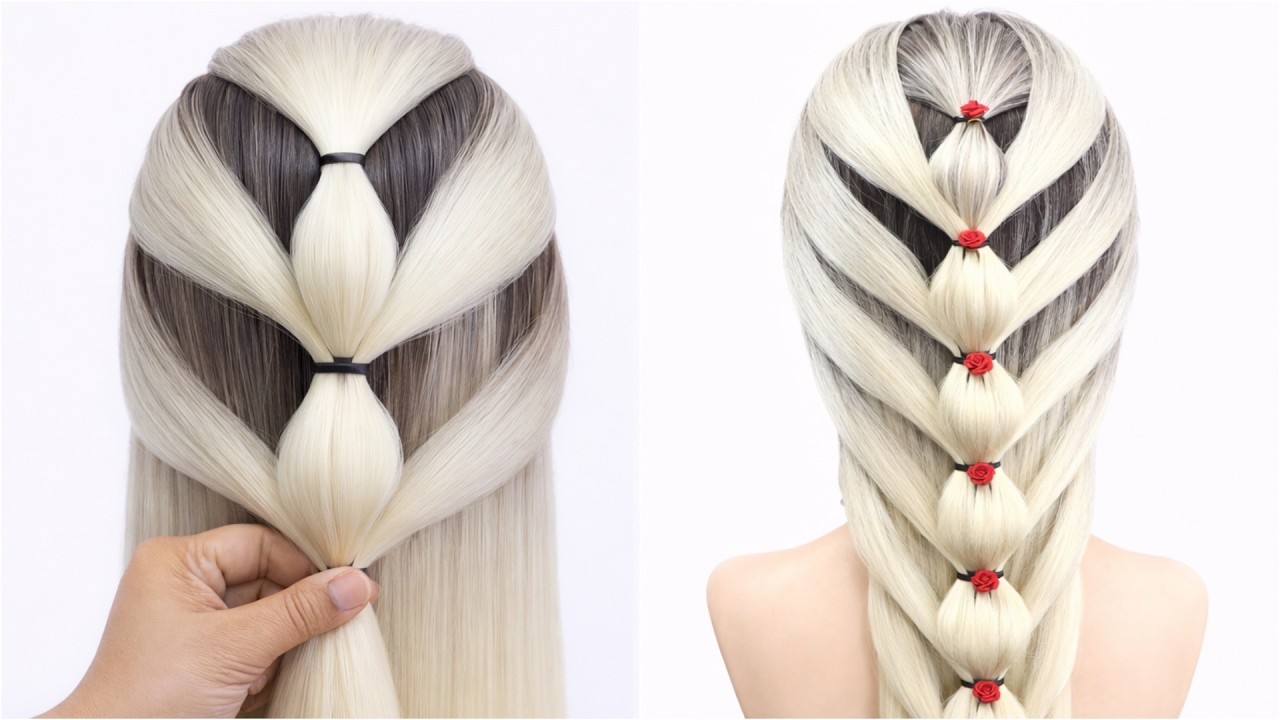 Top Simple Hairstyle For Wedding | Simple & Easy Hairstyle | Hairstyle For Party Wear