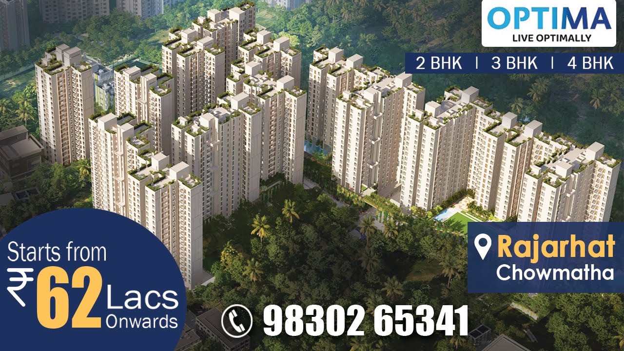Srijan Optima Rajarhat Kolkata | Luxurious 2, 3 & 4 BHK Apartments in Rajarhat
