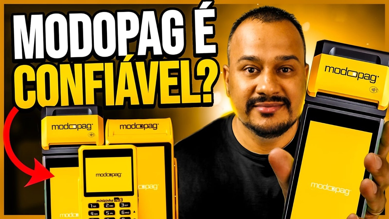 M&aacute;quina de Cart&atilde;o MODOPAG &eacute; Boa? &Eacute; CONFI&Aacute;VEL? Testei e REVELEI TUDO [2025]