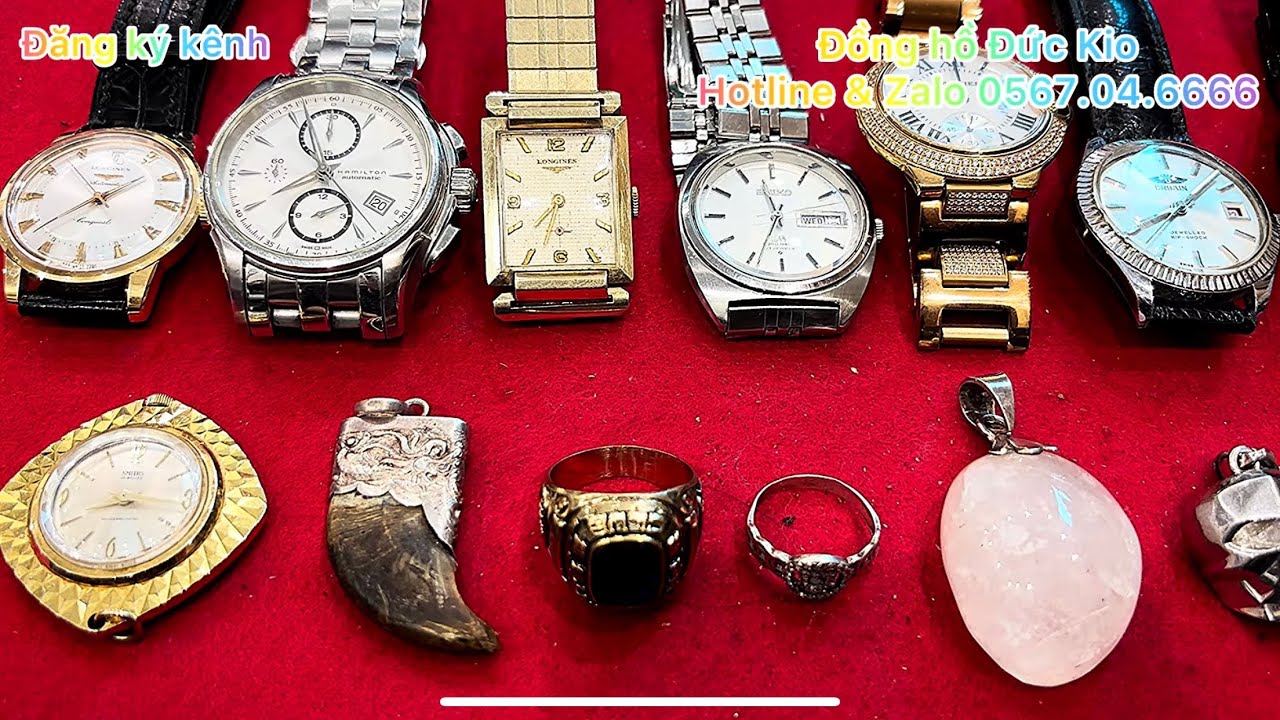 Ng&agrave;y 6/3/2026 Si&ecirc;u phẩm Longines đ&uacute;c18k, đồng hồ cổ độc đẹp, trang sức bạc ngoại, đ&aacute; qu&yacute; phong thuỷ👍