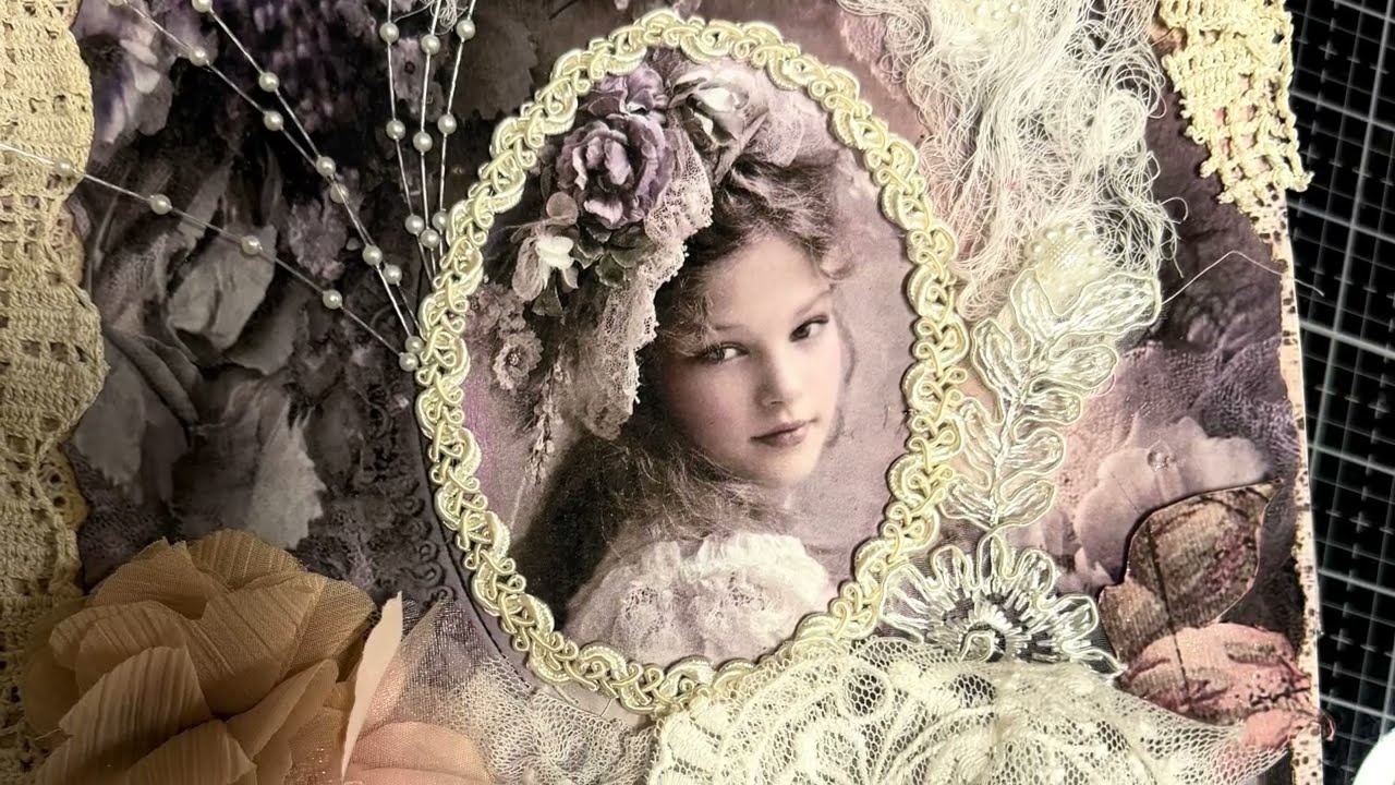 Shabby Journal pages & purple ephemera @everyone