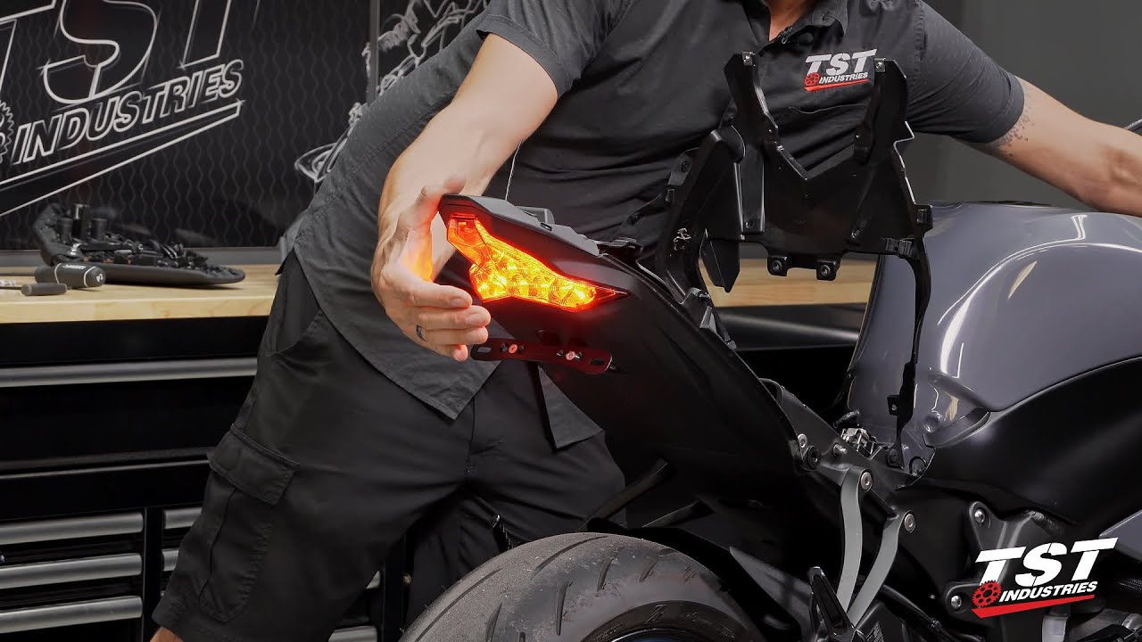 How to install a Brake Light Modulator on a 2019+ Kawasaki Ninja ZX6R by TST Industries