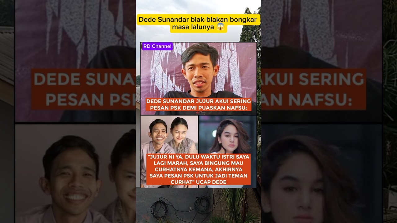 Dede Sunandar blak-blakan bongkar masa lalunya 😱