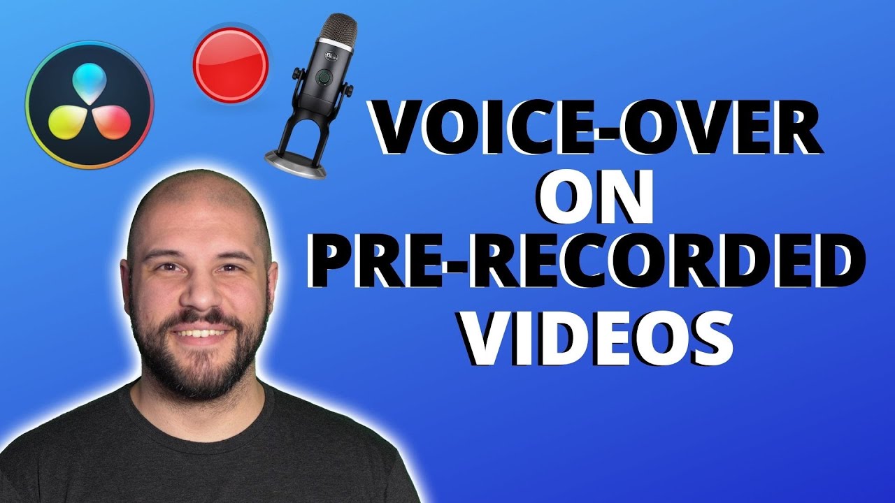 HOW TO Record Voice-Overs on Pre-Recorded Video!