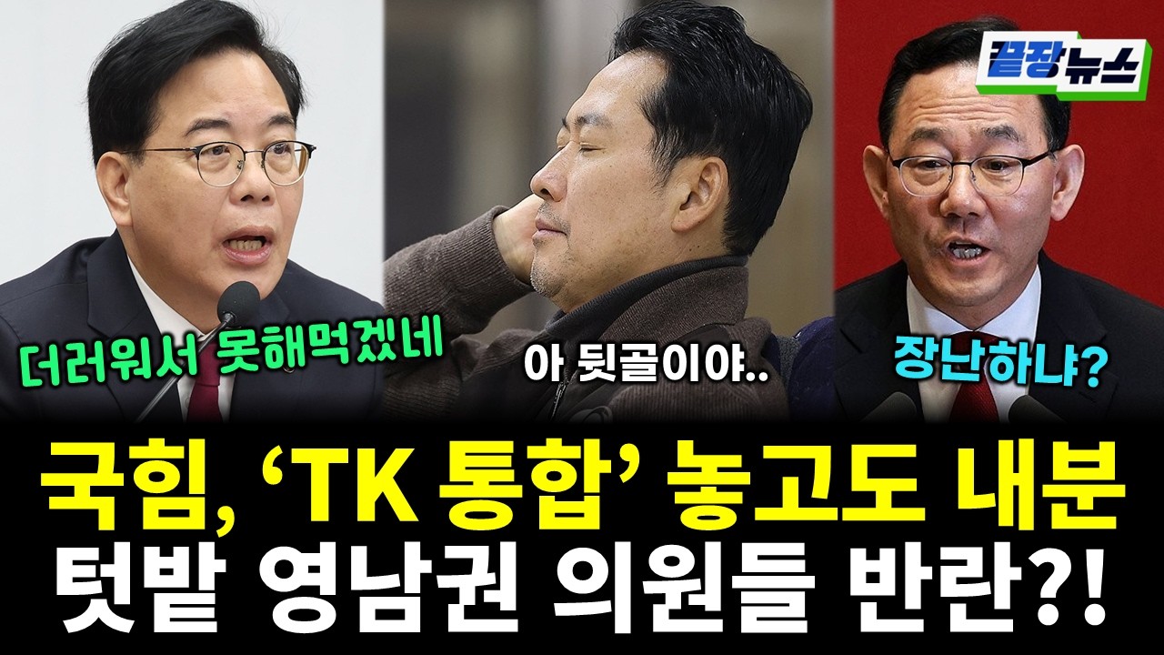국힘 'TK 통합' 놓고도 내분...텃밭 영남권 의원들 결국 못참고 반란?! (이동학 손수조 전수미 황연실) #끝장뉴스 (0226_목)