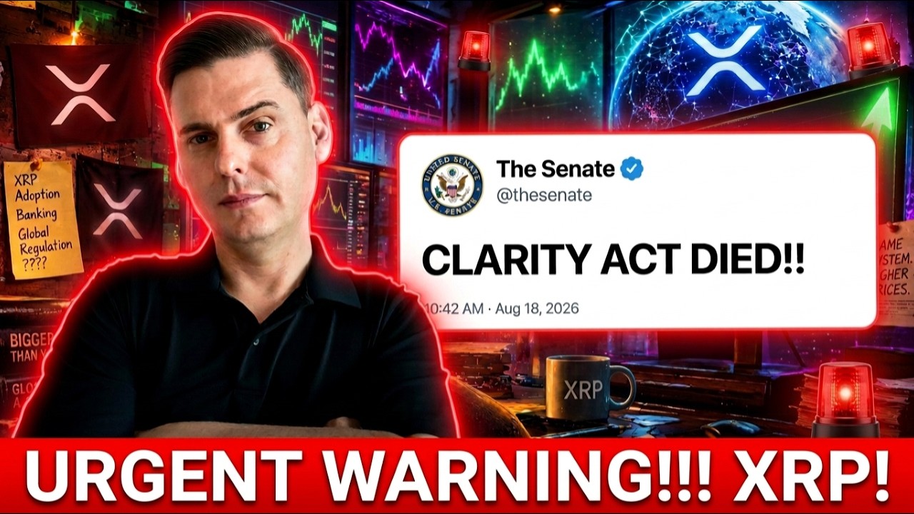 CLARITY ACT МЕРТВ... СРОЧНОЕ ПРЕДУПРЕЖДЕНИЕ ПО XRP (ВАЖНЫЕ НОВОСТИ)