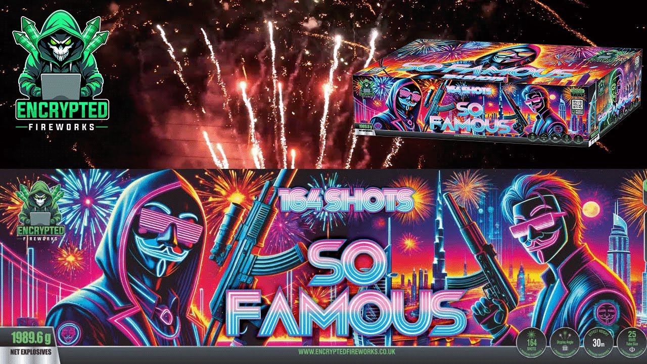 SO FAMOUS 😎📸 164 Shots | 25MM 1.3G F2 Compound | Encrypted Fireworks