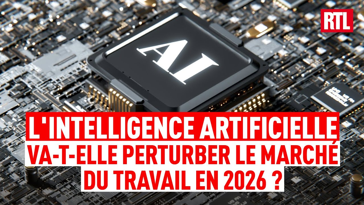 L'IA s'invitera en 2026 sur le march&eacute; du travail
