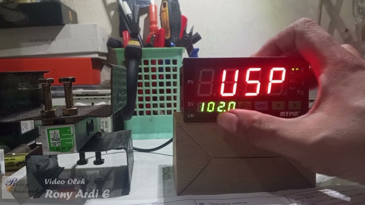 Tutorial Setting Loadcell Controller LM8 RRD