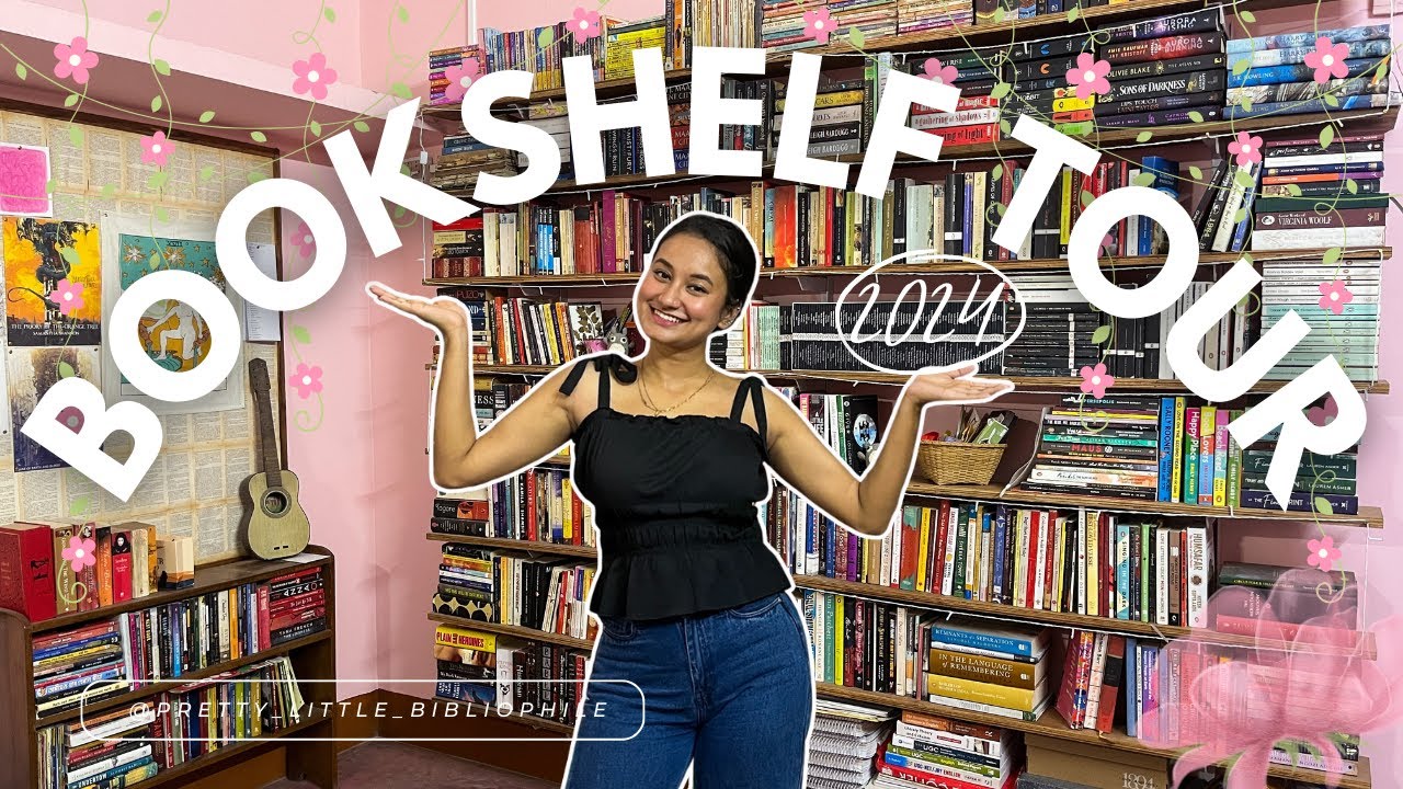 Экскурсия по книжным полкам Индии | У меня более 1000 книг???? 🤯😱📚✨🧿 Читатель из Ассама!
