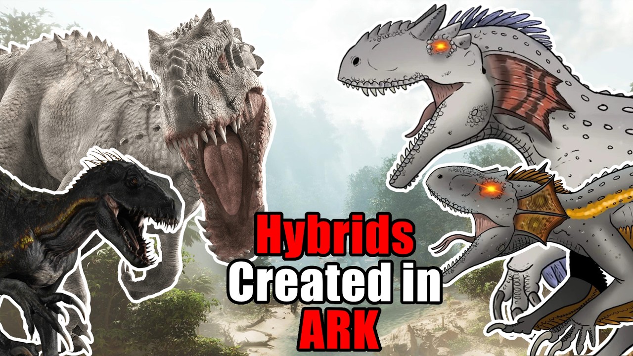 Что если бы Индоминус Рекс и Индораптор были созданы из существ с ARK? &mdash; Чемпионы Надзирателя