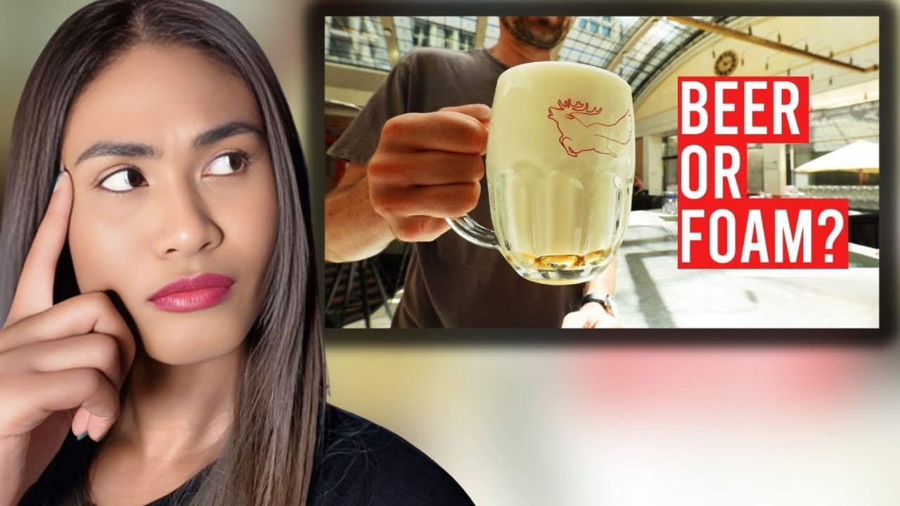 Why does beer in Europe have huge foam head? (Honest Beer Guide) |  Reaction