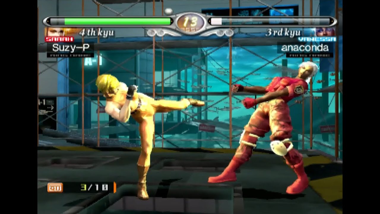 420: Virtua Fighter 4: Evolution PS2 \\ Sarah starts Quest mode!