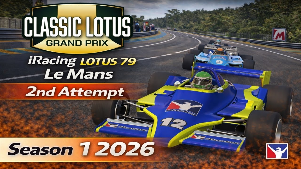 iRacing Lotus 79 at Le Mans 2nd Attempt | Season 1 2026