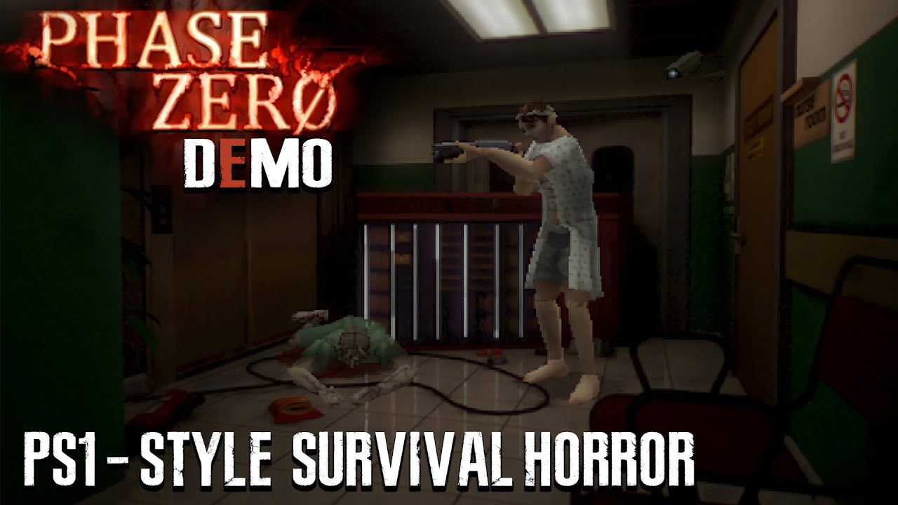 PHASE ZERO Demo - PS1 Style Survival Horror Прохождение