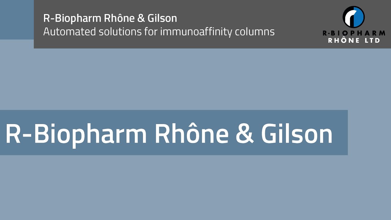 R-Biopharm Rh&ocirc;ne & Gilson - automated solutions for immunoaffinity columns
