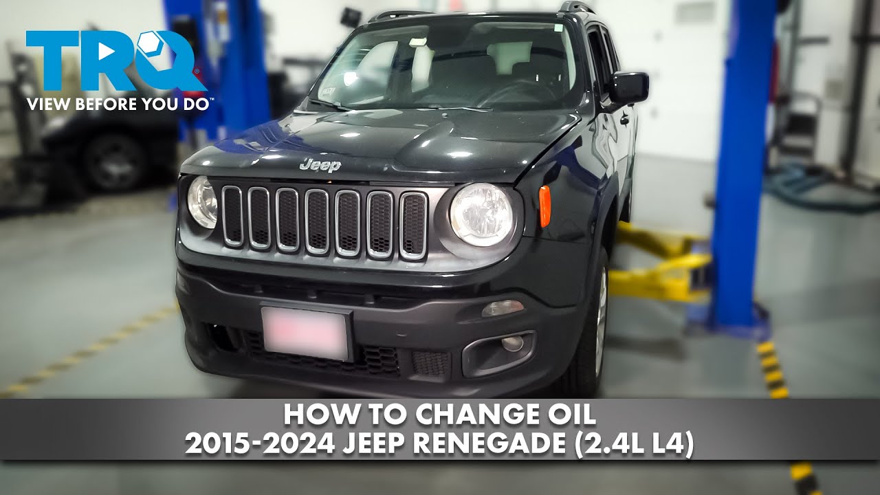 Как заменить масло в Jeep Renegade 2015-2024 (2,4 л L4)