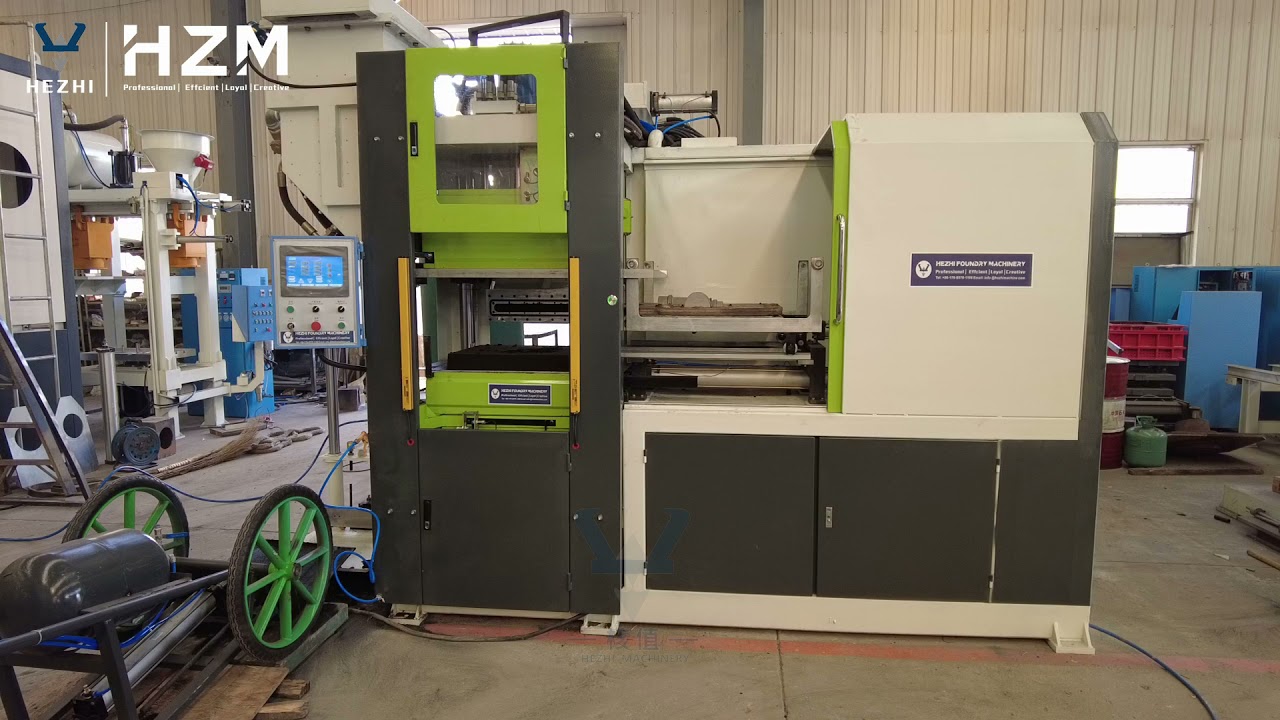 Automatic Flaskless Green Sand Molding Machine Boxless Moulding Plant For Valves Making
