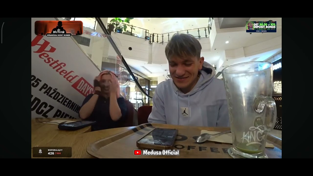 Medusa Official dobry vibe z Nieuczesaną, a po Machy idą na górę 😉🍵