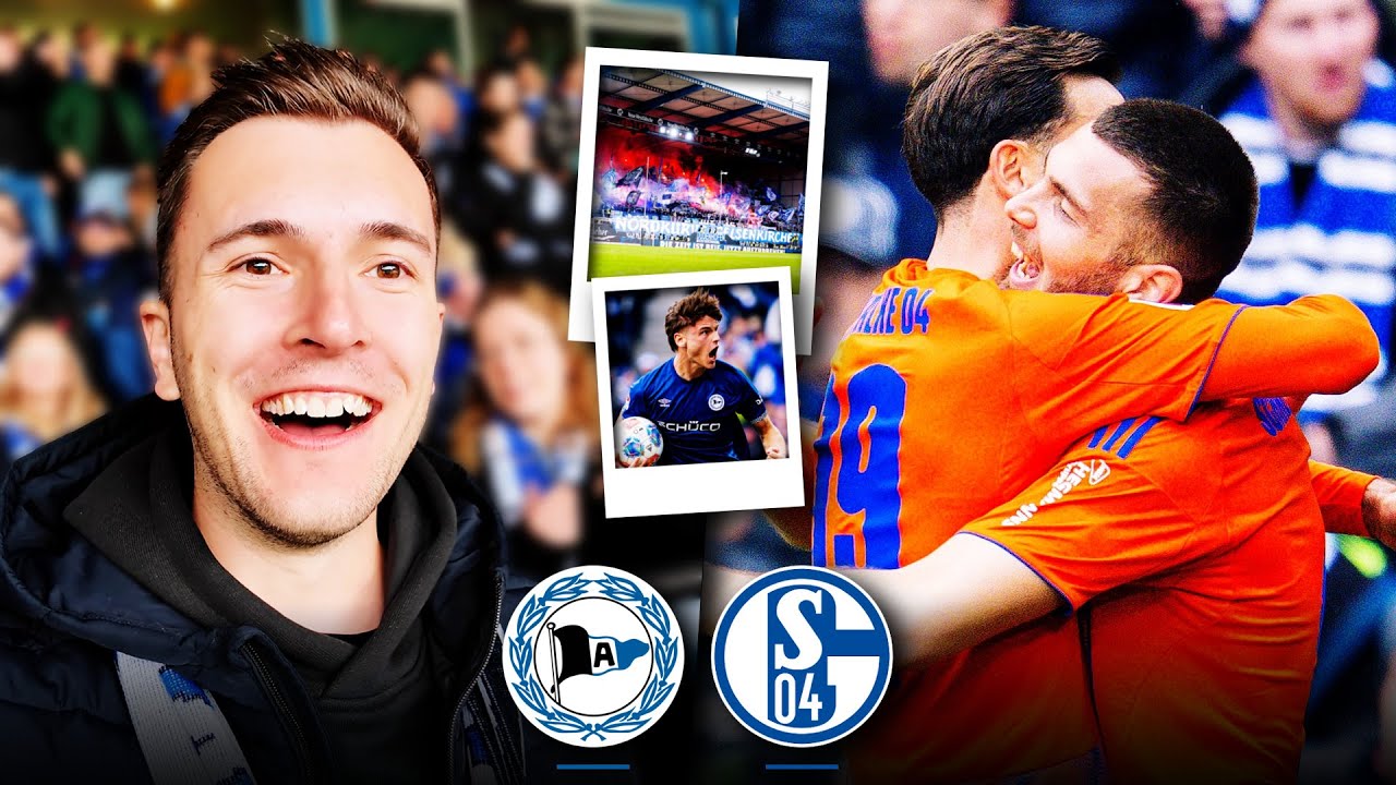 BIELEFELD vs SCHALKE Stadion Vlog 🔥 Ekstase auf der Alm! Was für ein Fight!