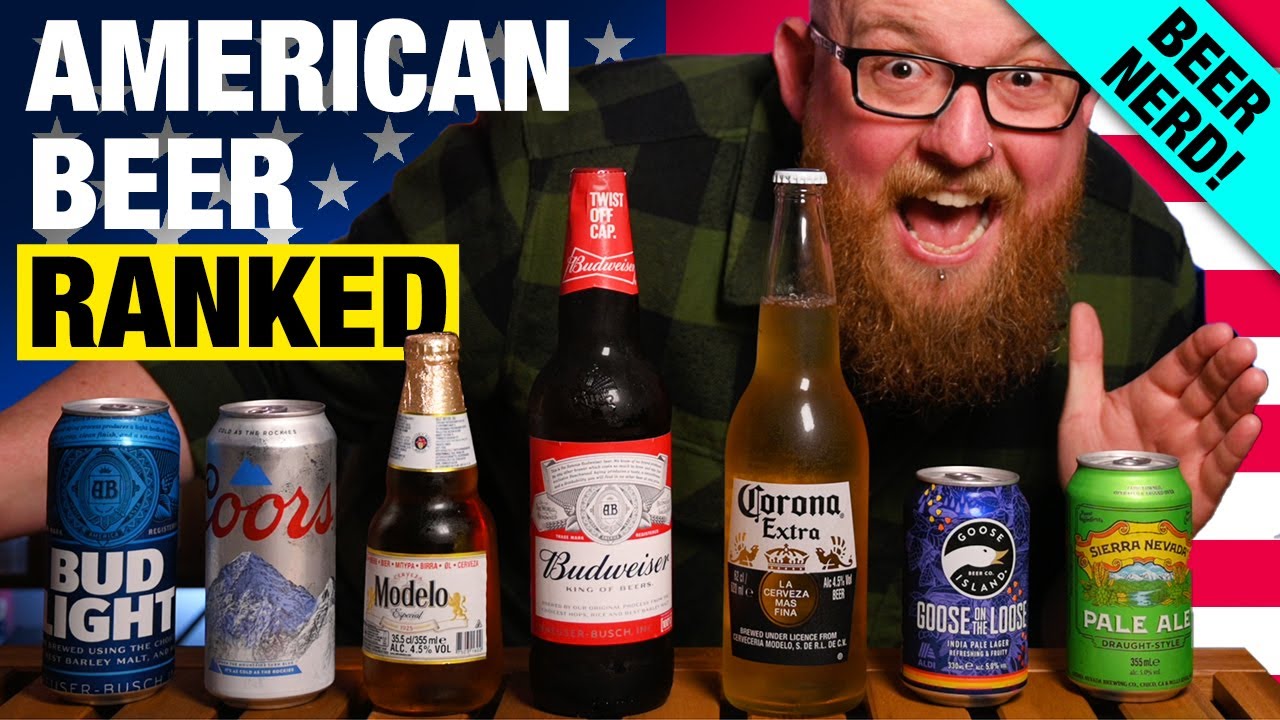 British Ale Fan Rates American Beer! Bud Light vs Budweiser vs Coors vs...