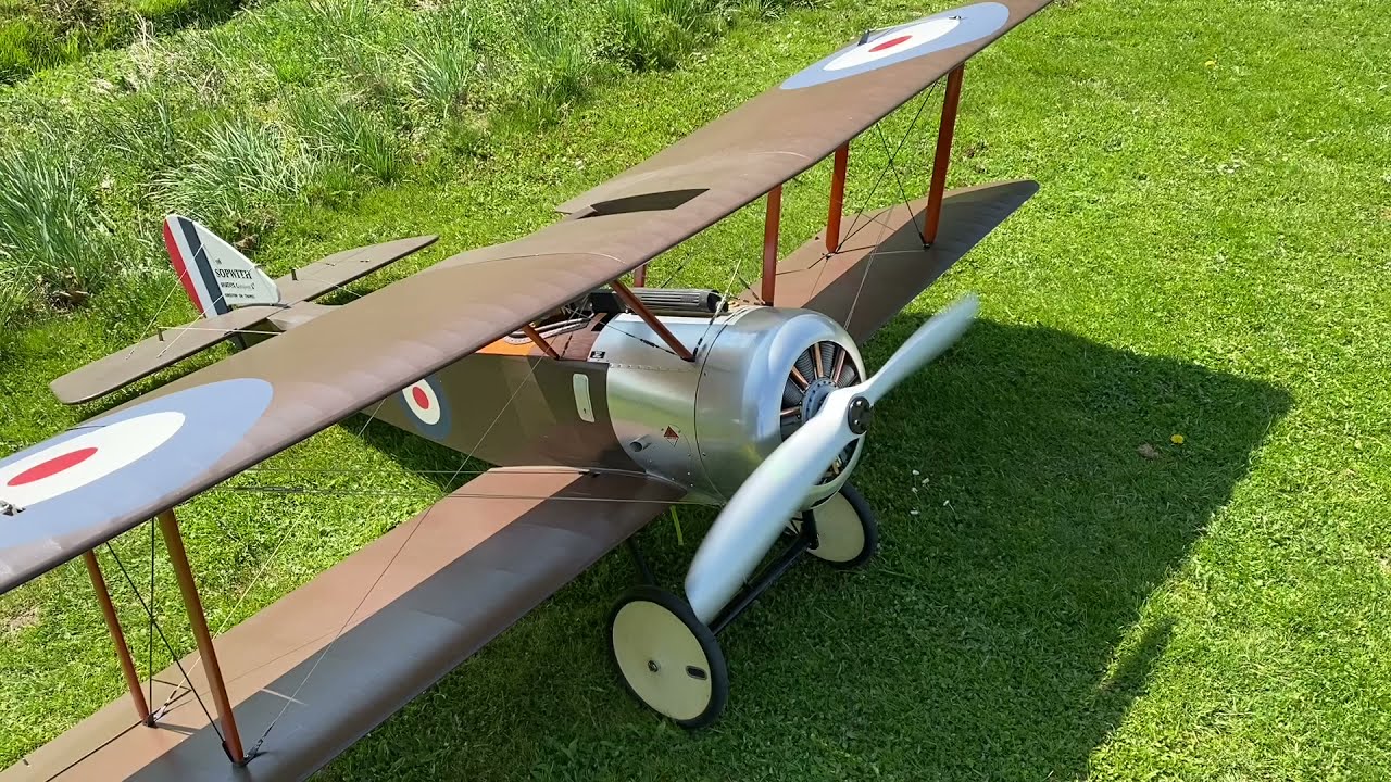 Tony Clark Sopwith Pup mit ZG38 Getriebemotor.