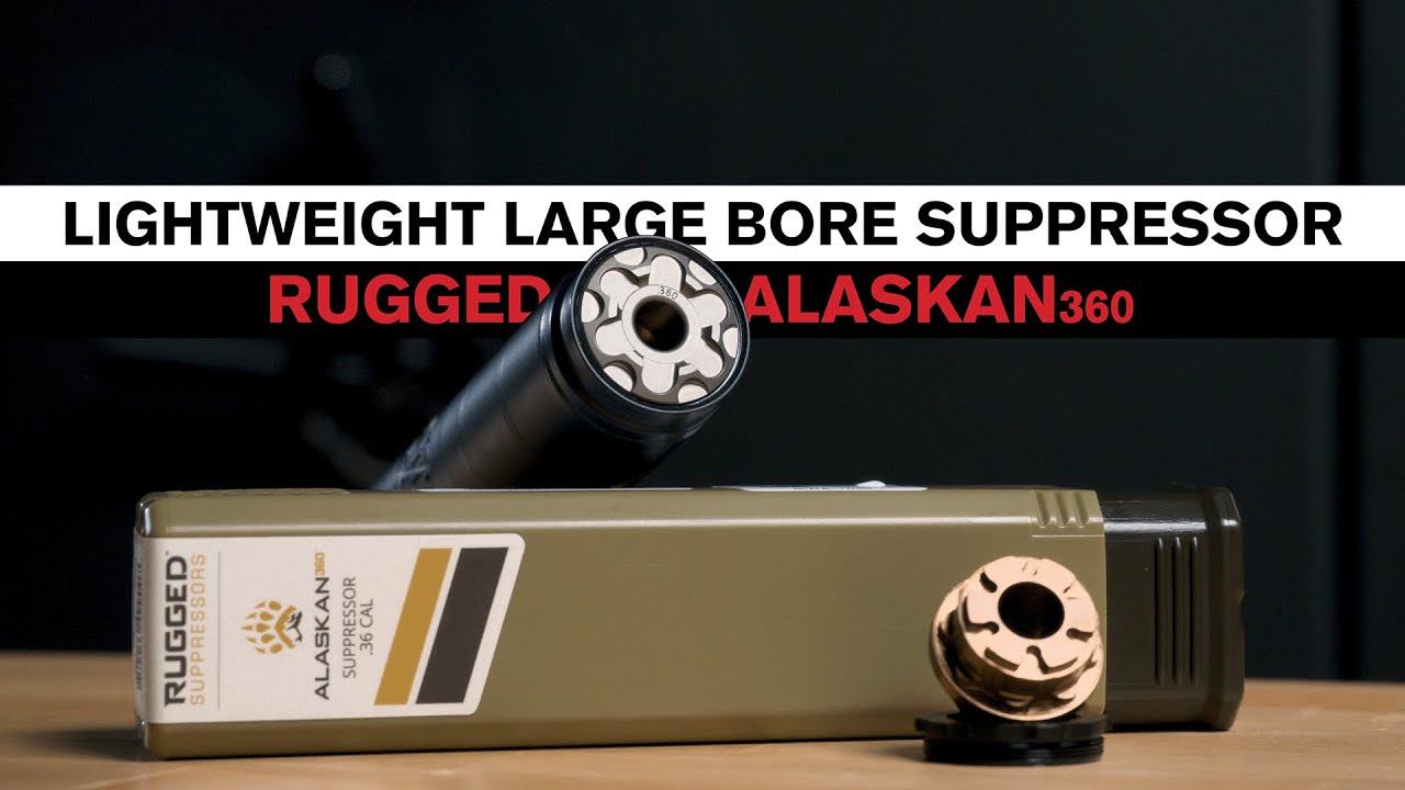 Rugged Suppressors Alaskan 360: Large Bore and Multi Caliber Silencer