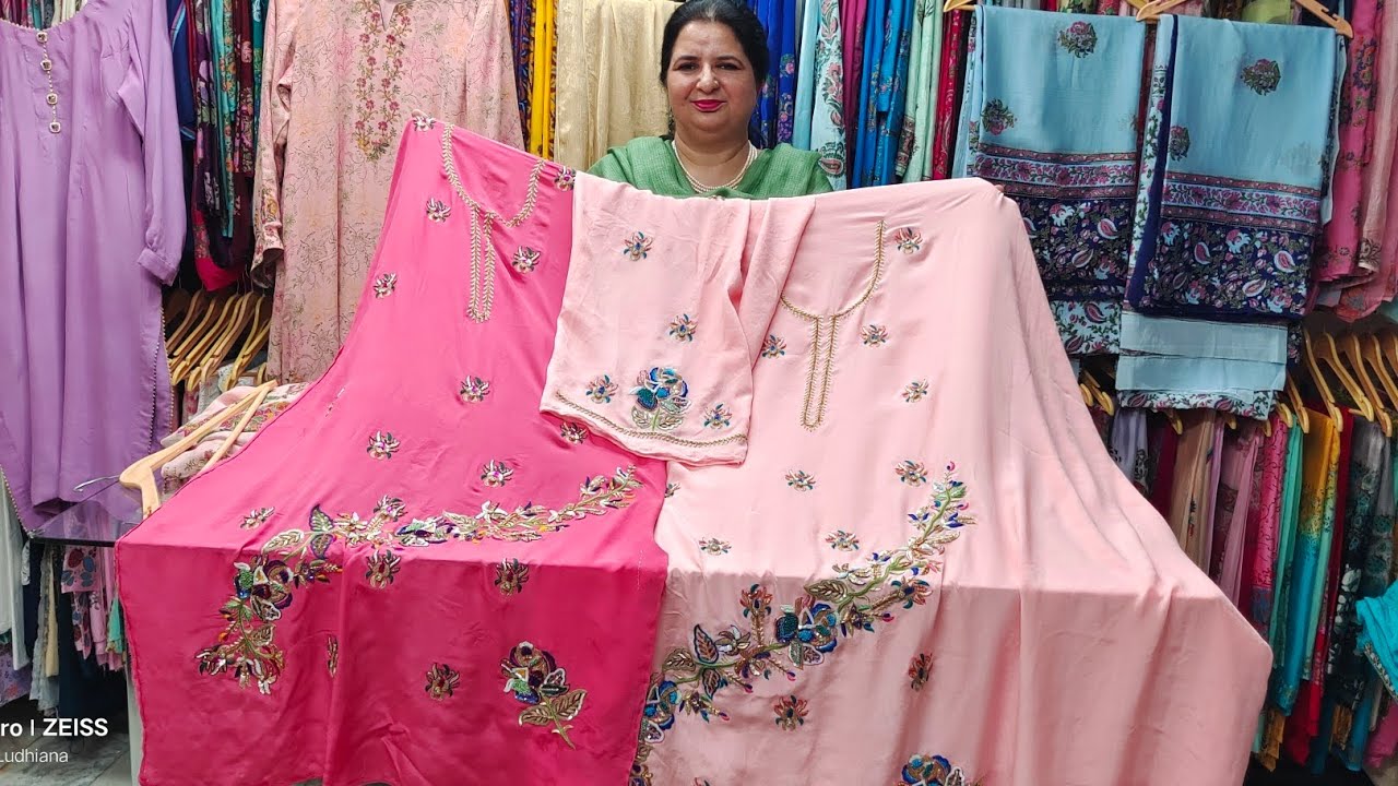 Beautiful Embroidery Wale suits ......♥️(18/11/24)#eddycreationsludhiana #fashion