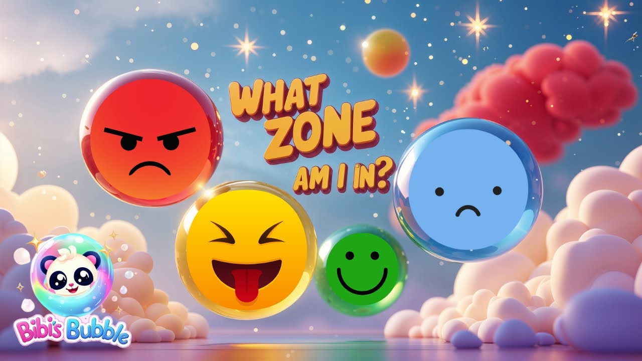 Zones of Regulation Game for Kids 🟦🟥🟨🟩 Kids Quiz Game - What Zone Am I In?