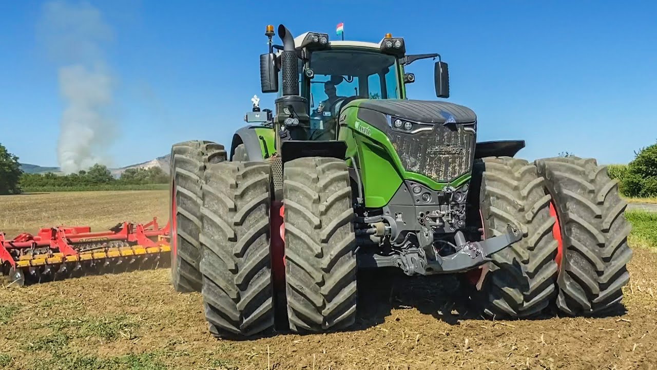 Fendt 1050 Vario + Väderstad Carrier 820 | Tarlóhántás 2020 | Disking Stubble