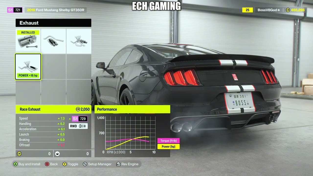 Forza Horizon 6 | Shelby GT350 Exhaust Sound | Stock Vs Upgraded 