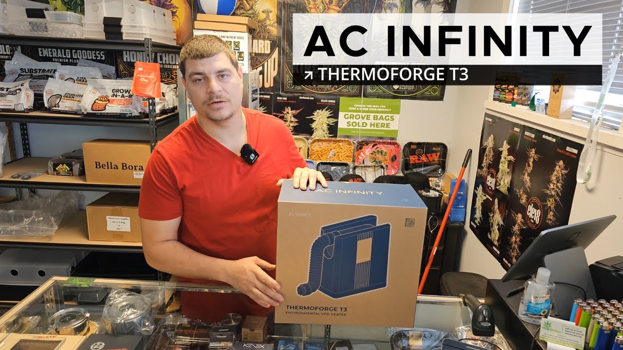 Unboxing the AC Infinity ThermoForge T3 - Smart Plant Heater designed for grow tents
