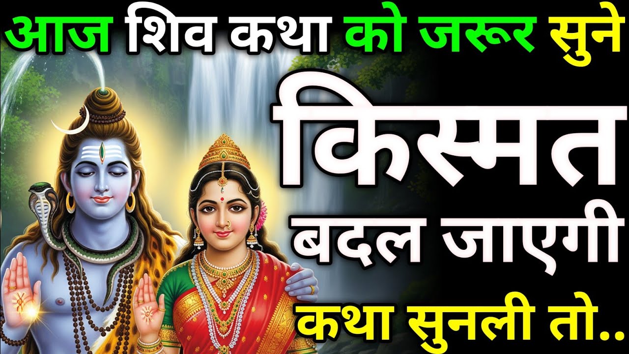 आज इस कथा को सुनने मात्र से किस्मत बदल जाएगी |Shiv Ki Katha | #katha #shivkatha