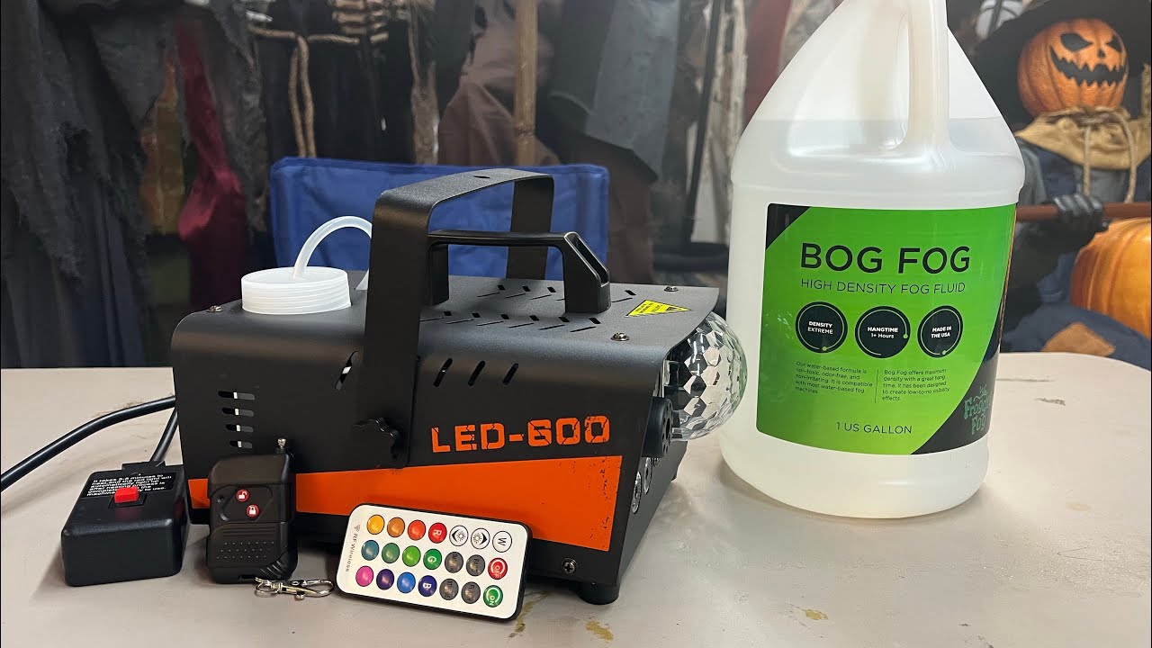 LED Fog Machine REVIEW Halloween Party MUST HAVE!