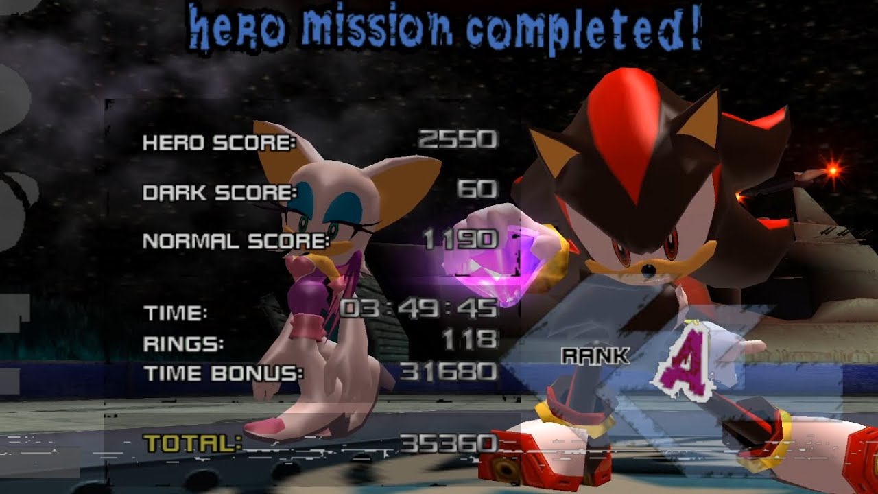 G.U.N Fortress (Hero) A-Rank - Shadow the Hedgehog: Reloaded 1.0