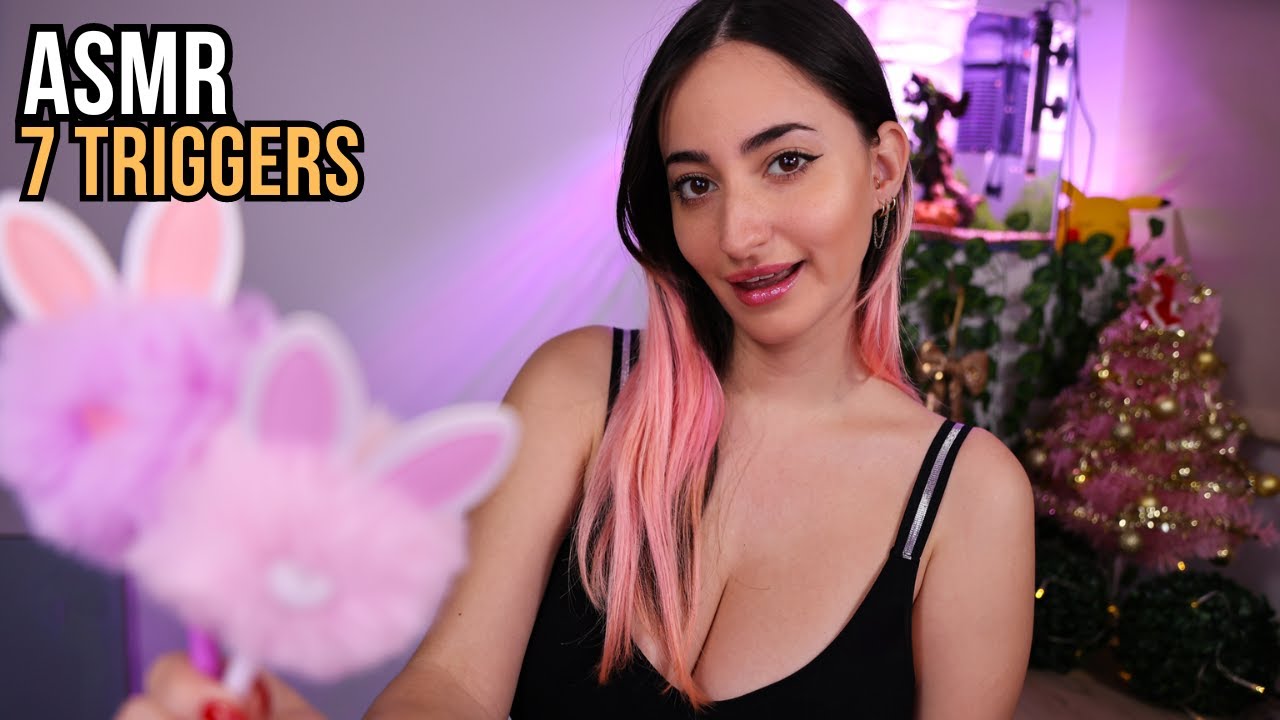 ASMR 7 TRIGGERS en 20 MINUTOS 💦 DORMIRÁS SI O SI 💗