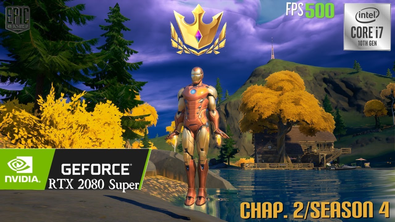 Fortnite Chapter 2 Season 4 FPS test Arena endgame RTX 2080 Super i7 10700K (1920x1080) Competitive