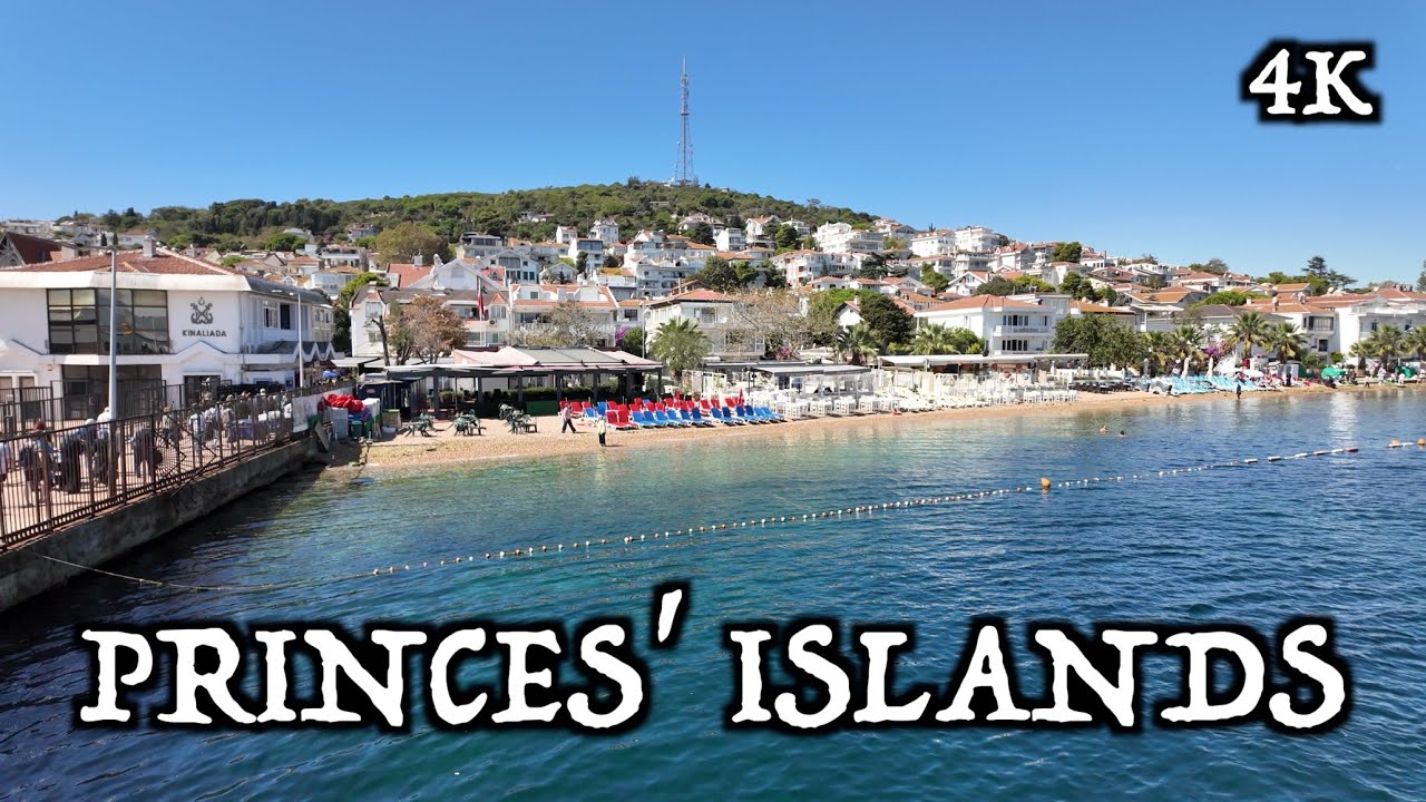 A Beautiful Day in Istanbul - Prince's Islands - From Kabatas to Buyukada - 4K