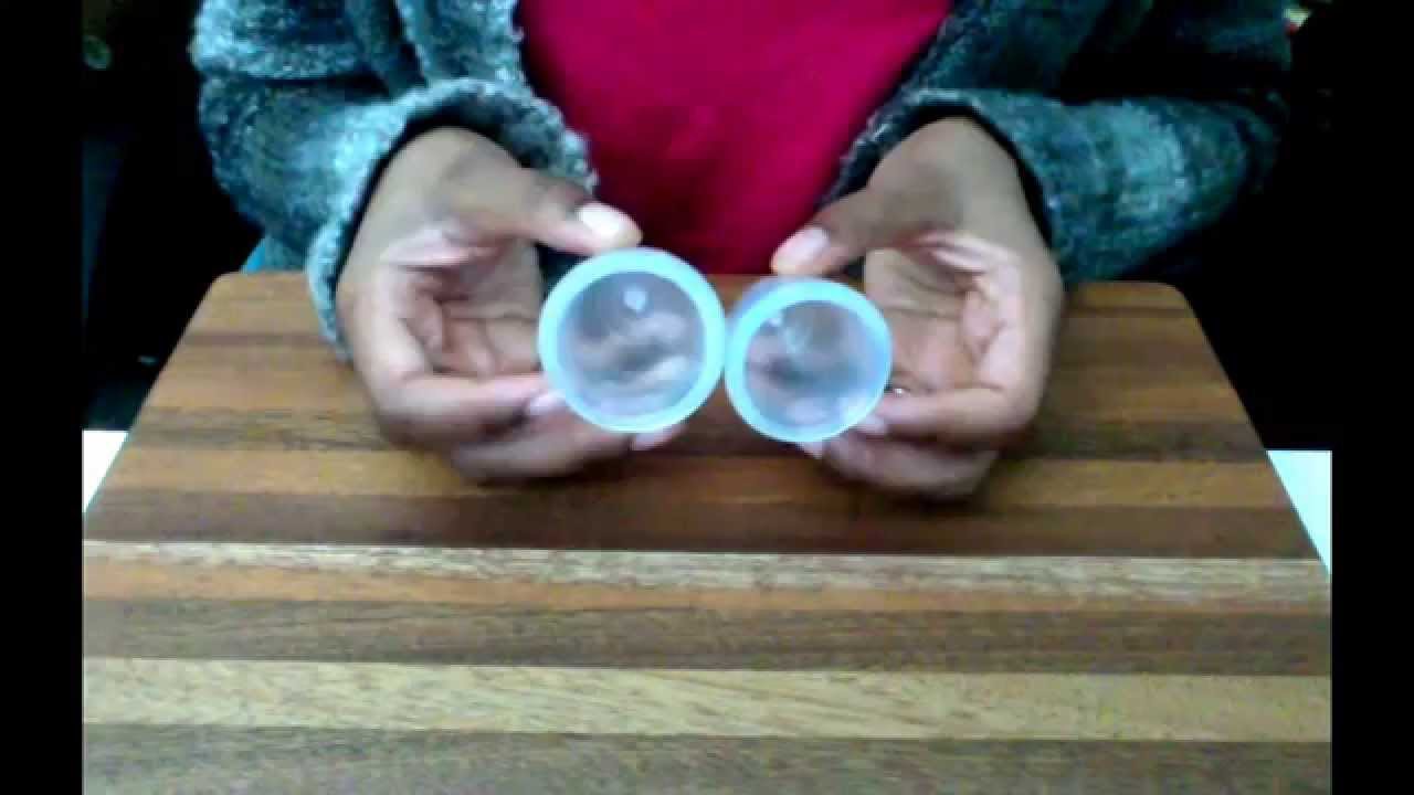 Super Jennie Menstrual Cups - Size Comparison (Small and Large)