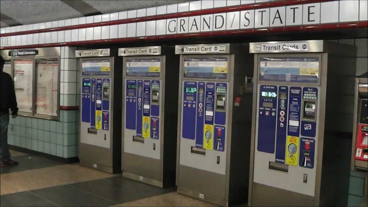 The Renovated Grand/State Station, CTA Red Line Subway