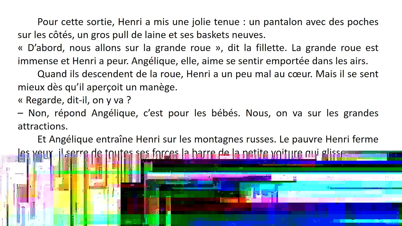 Texte  2  au parc d'attractions