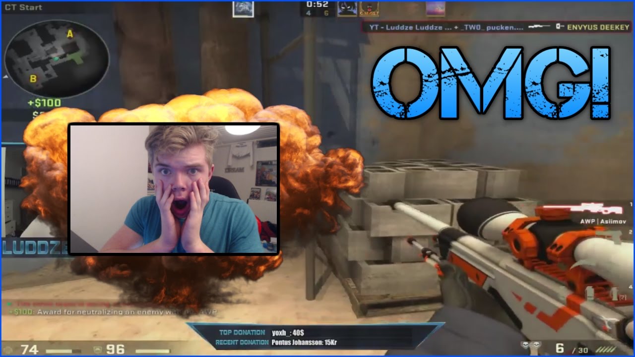 INSANE WALLBANG! | STREAM HIGHLIGHTS | CSGO PÅ SVENSKA!