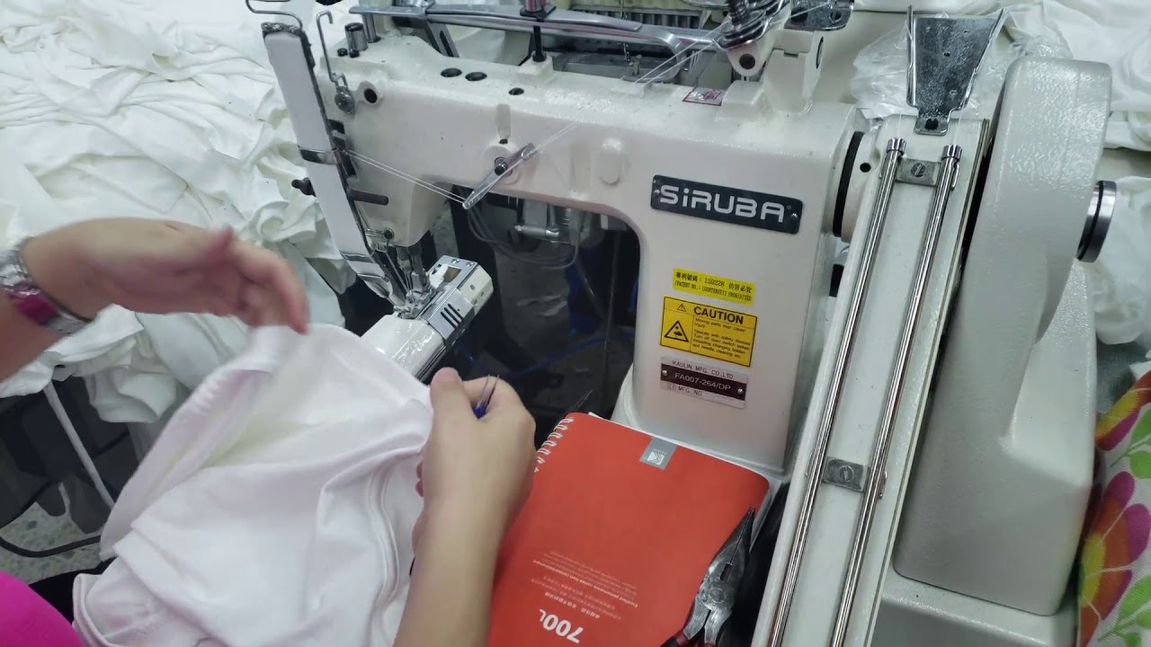 SiRUBA FA007 2/3 Needle,feed-off-the-arm double chain-stitch machine 3