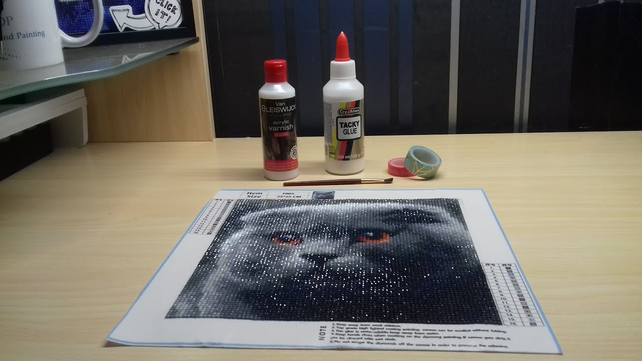 Diamond Painting|Tipps und Tricks|Vergleich von Fixierungsmöglichkeiten