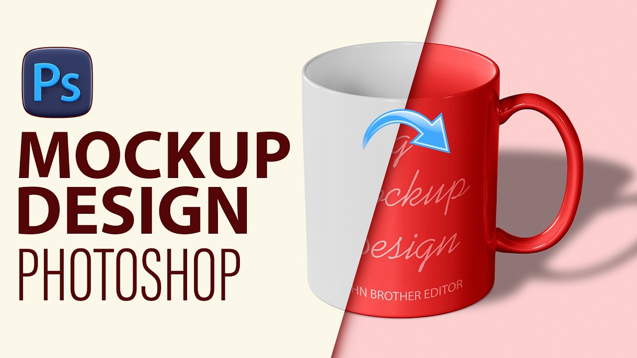 How to Create Mug Mockup in Photoshop | Photoshop Tutorial 2026