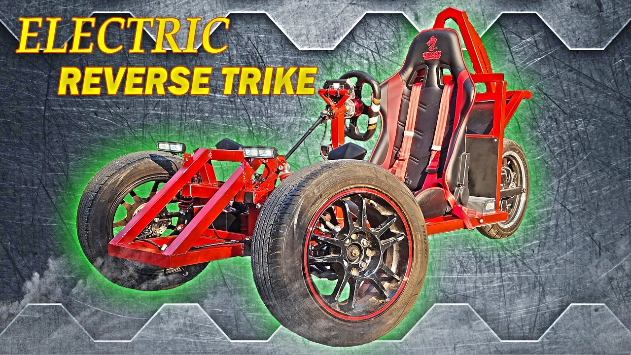 Homemade Electric Reverse Trike Build (Timelapse)