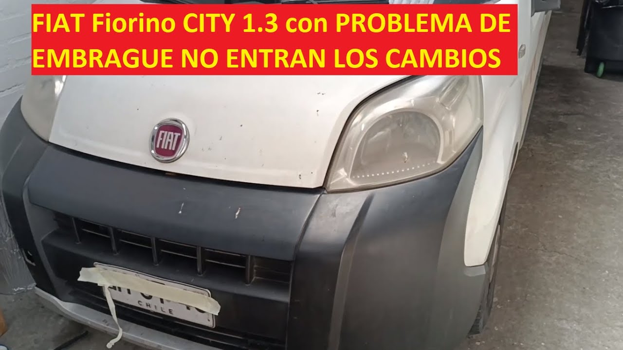 FIAT Fiorino City RUIDO EMBRAGUE y no entran los cambios o marchas. 1.3 Multijet diesel